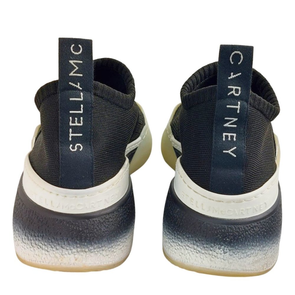 STELLA MCCARTNEY Loop Sock Sneakers Black & White Size 37 / US 7 - Picture 3 of 9